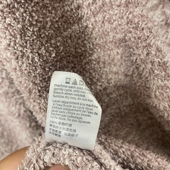 Barefoot Dreams Cali Cardigan Small Beige Tan CozyChic Lite Long Sleeve Knit - Picture 8 of 9